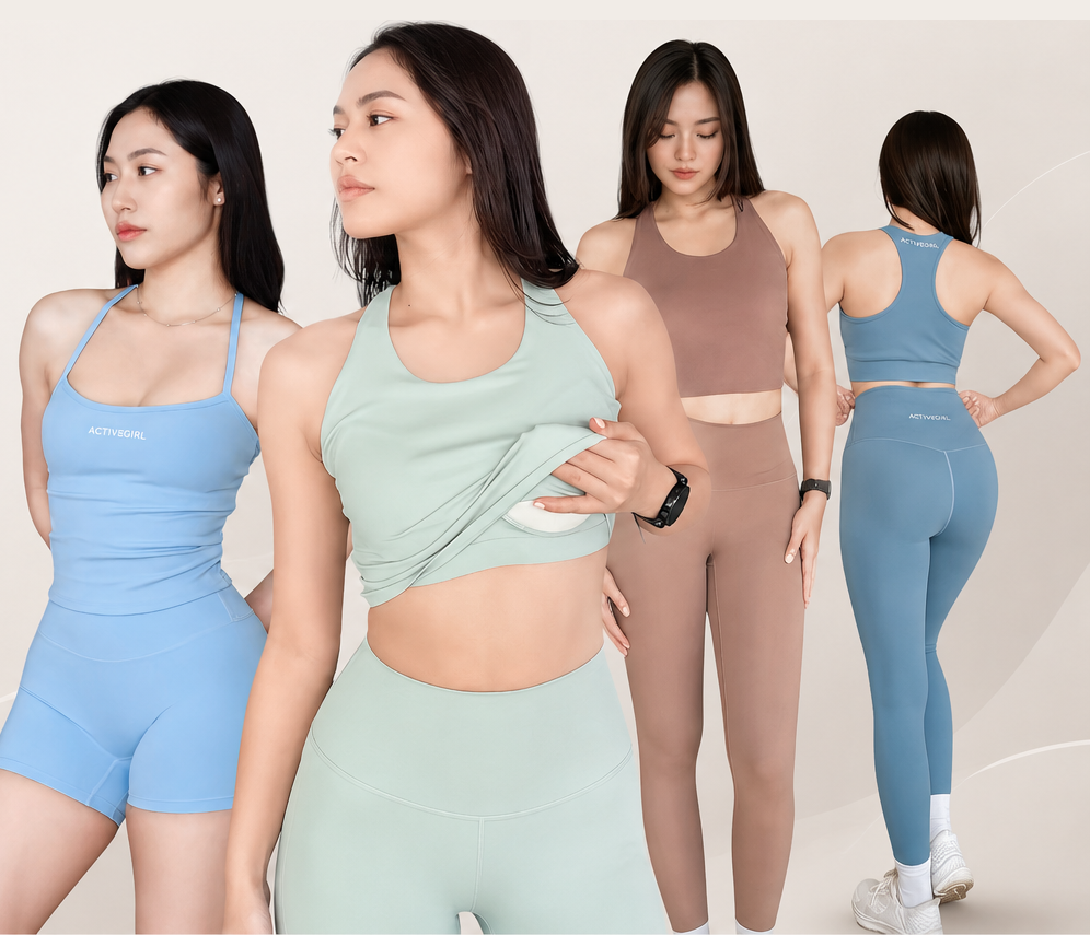 Four women wearing ActiveGirl activewear